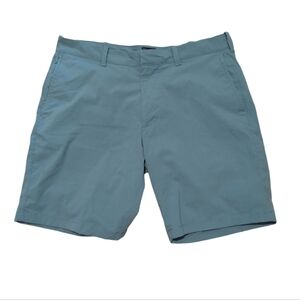 J Crew Stretch Shorts Men's Size 33 Flat Front Chino Navy Blue 9" Inseam-263